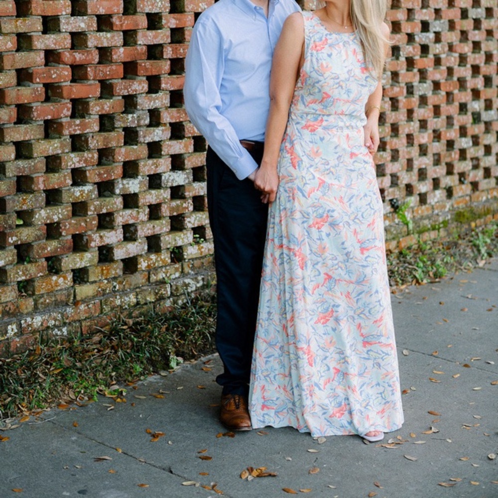 MAJE watercolor floral dress